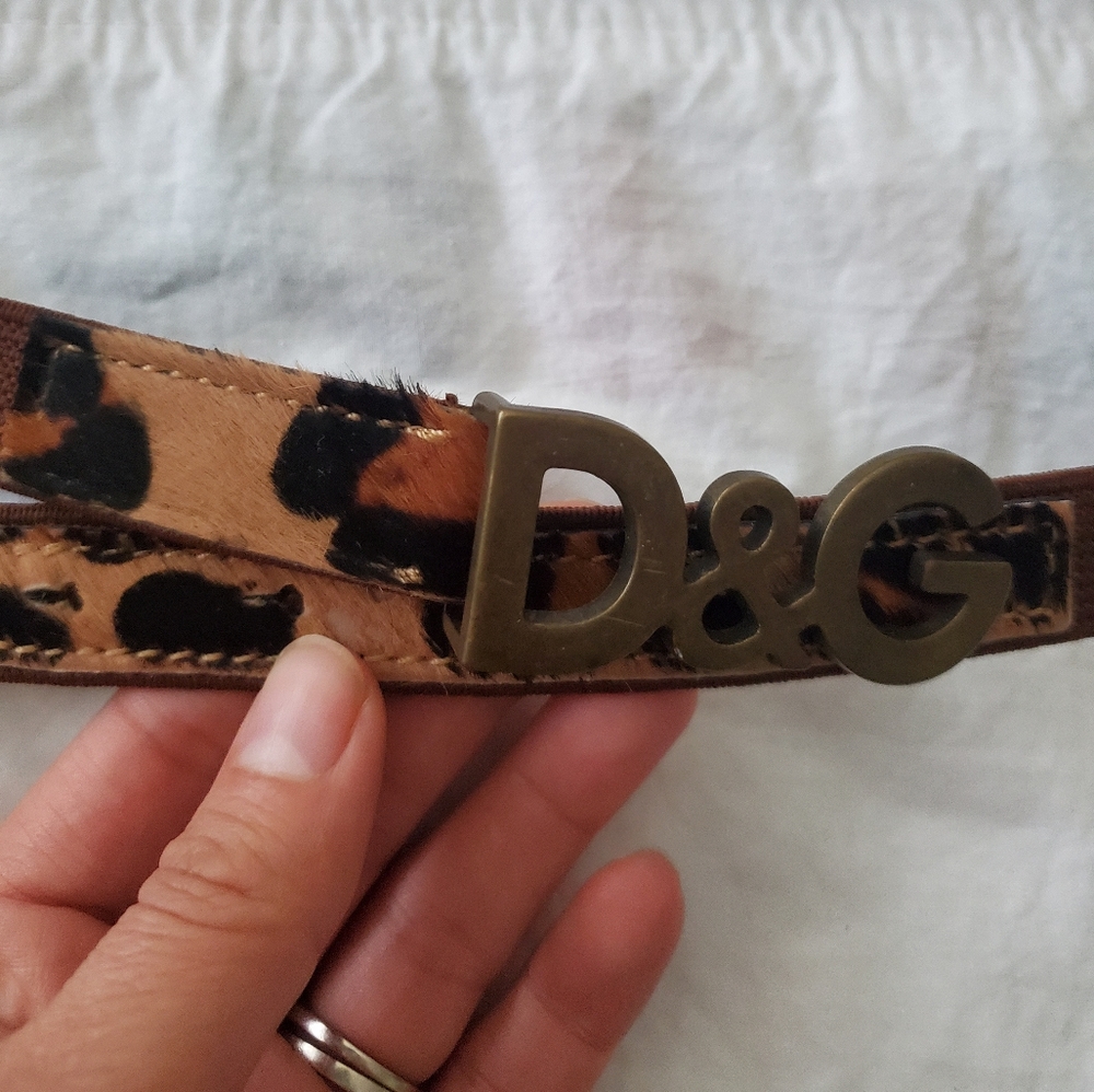 Dolce & Gabanna Leopard Belt
